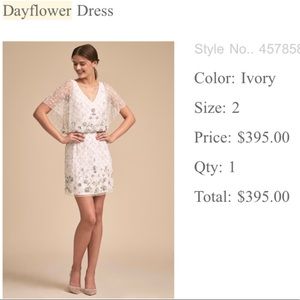 BHLDN rehearsal dress